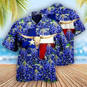 Texas Forever Texas Bluebonnet Hawaiian Shirts, Texas&hellip;