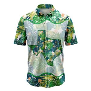 Texas Green Tropical D2707 Hawaiian Shirt, Texas&hellip;