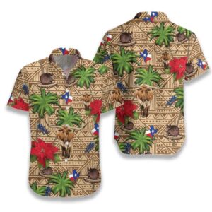 Texas Insignia Hawaiian Shirt, Texas Hawaii Shirt,&hellip;