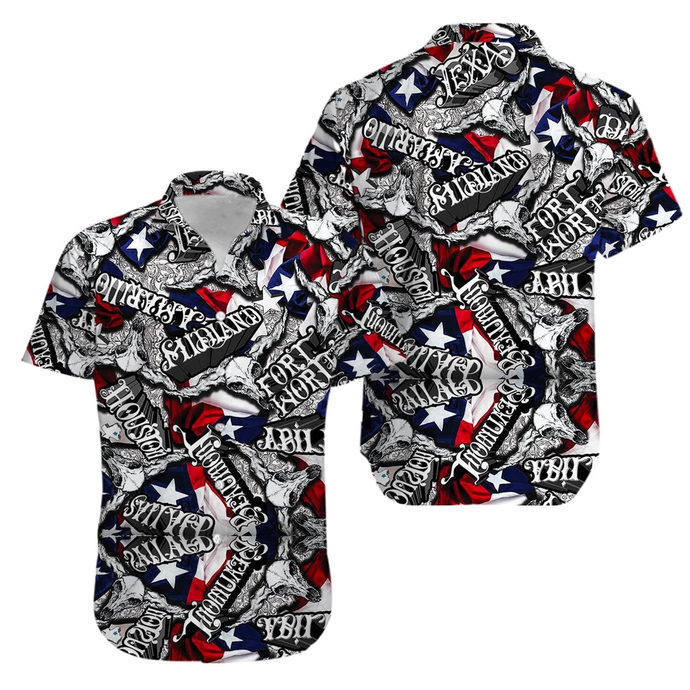 Texas Lone Star Pride Hawaiian Shirt, Texas Hawaii Shirt, Texas Shirt