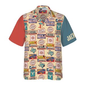 Texas Plates Signs Custom Hawaiian Shirt Texas Hawaii Shirt Texas Shirt 3 nrshnh.jpg