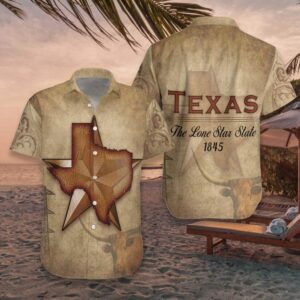 Texas The Lone Star Hawaiian Shirt, Texas&hellip;