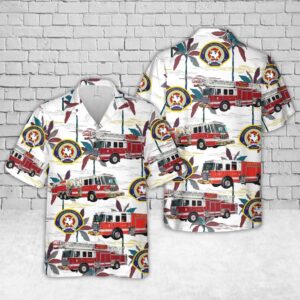 Texas Wichita Falls Fire Department Hawaiian Shirt,&hellip;