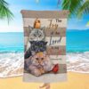 The King Lion And The Lamb Beach Towel, Christian Beach Towel, Beach Towel