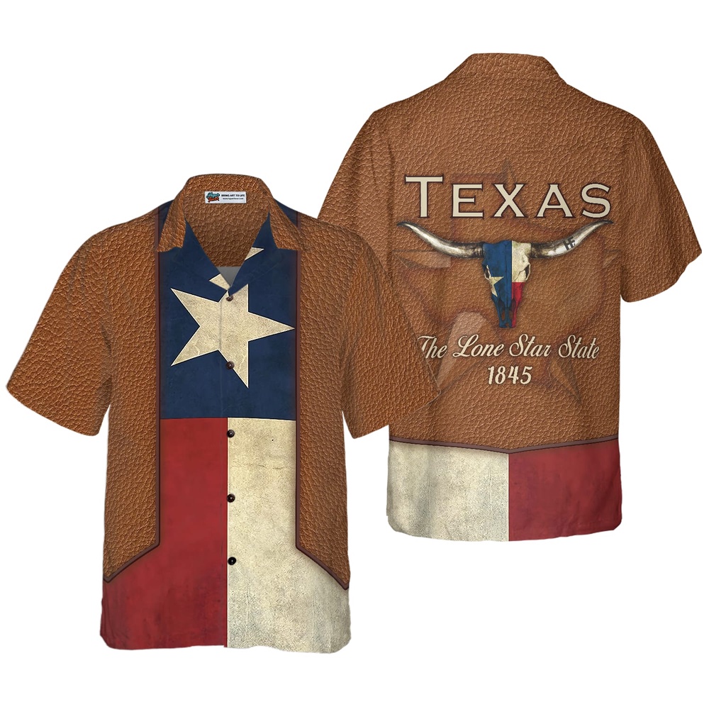 The Lone Star State Cowboy Style Texas Hawaiian Shirt, Texas Hawaii Shirt, Texas Shirt The Lone Star State Cowboy Style Texas Hawaiian Shirt, Texas Hawaii Shirt, Texas Shirt