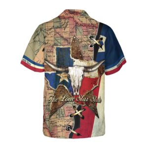 The Lone Star State Map Pattern Texas Longhorns Hawaiian Shirt Texas Hawaii Shirt Texas Shirt 2 wqav6j.jpg