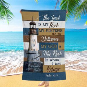 The Lord Is My Rock Lighthouse Wood&hellip;