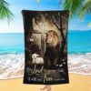 The Lord Is On My Side Horse Cross Beach Towel, Christian Beach Towel, Beach Towel