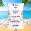The Lords Prayer Beach Towel, Christian Beach Towel, Beach Towel