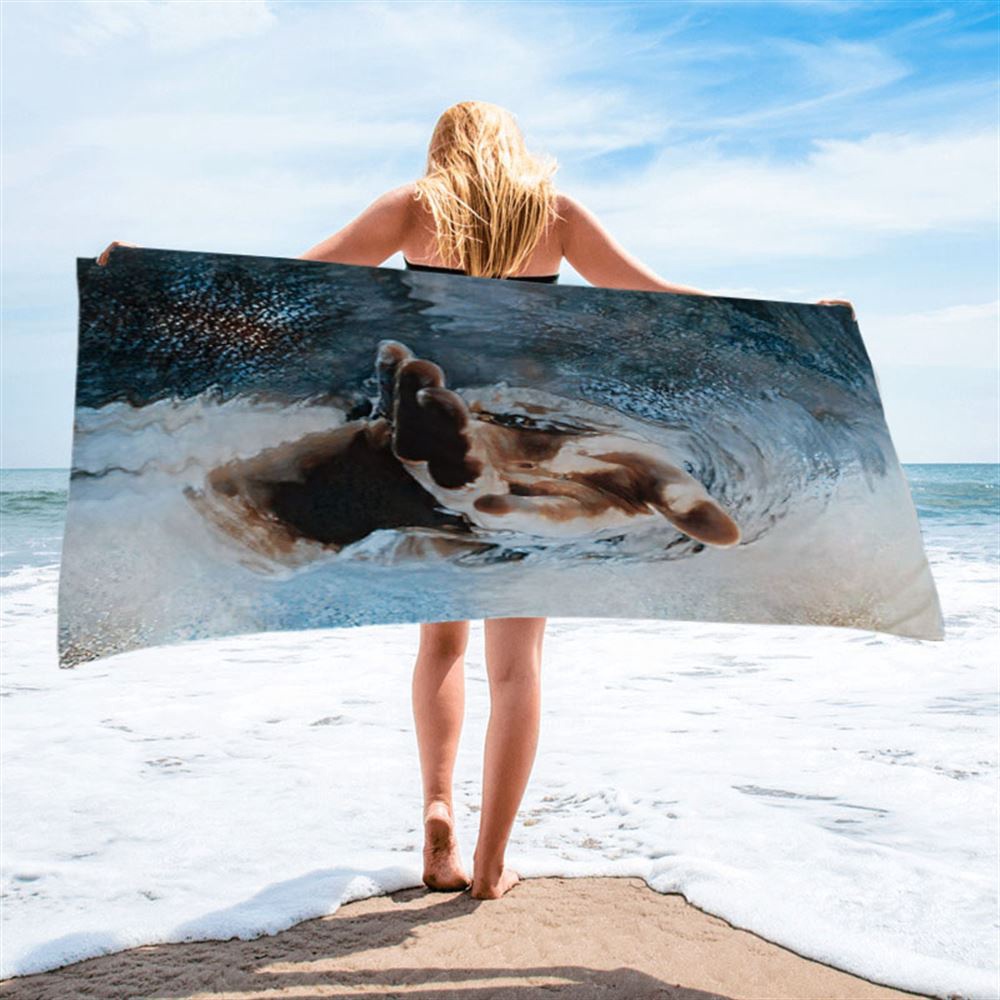 The Saving Hand Of God Beach Towel, Christian Beach Towel, Beach Towel
