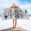 The World In His Arm Pray For Healing Angel Wings Beach Towel, Christian Beach Towel, Beach Towel