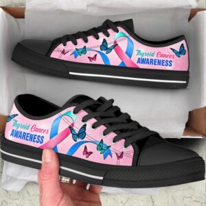 Thyroid Cancer Shoes Awareness Ribbon Shortcut Low Top Shoes Low Top Designer Shoes Low Top Sneakers 2 sgxlqy.jpg