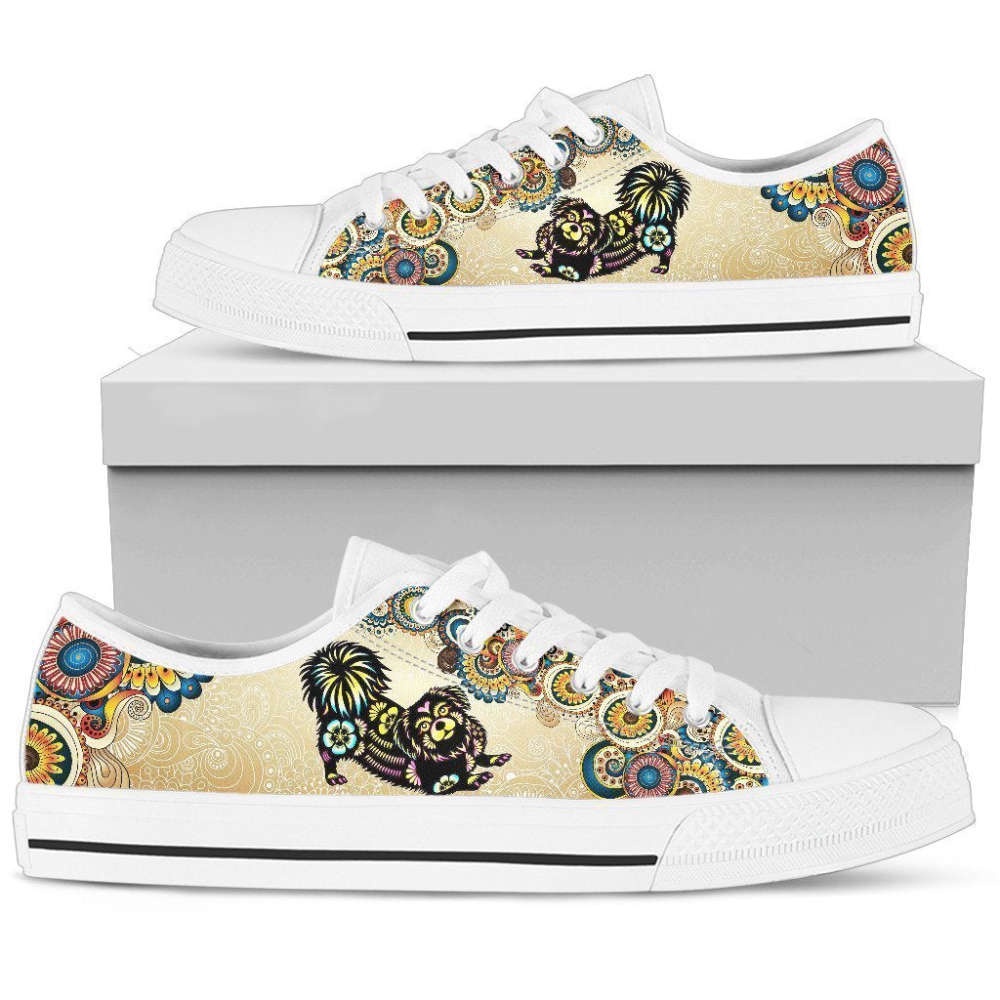 Tibetan spaniel Women’s Low Top Shoe, Low Top Designer Shoes, Low Top Sneakers