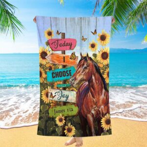 Today I Choose Joy Horse Sunflower Field&hellip;