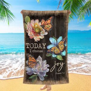 Today I Choose Joy Orange Butterfly Beach&hellip;