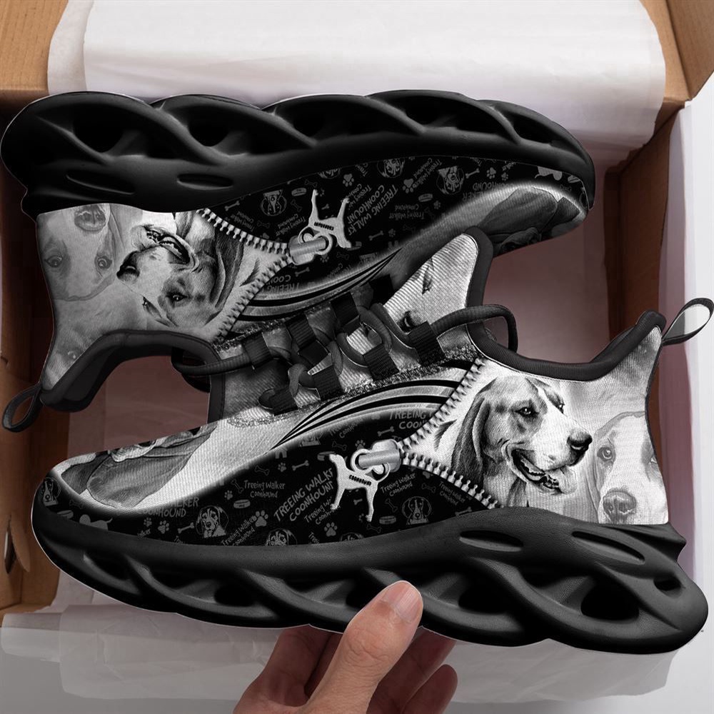 Treeing Walker Coonhound Sketch Max Soul Shoes Kid, Max Soul Sneakers, Max Soul Shoes