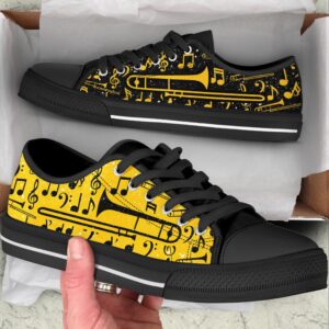 Trombone 2 Color Pattern Low Top Yellow&hellip;