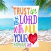 Trust In The Lord Beach Towel, The Life Of Jesus Lion Dove Beach Towel, Christian Beach Towel, Beach Towel