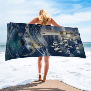 Turtle Blue Ocean Lighthouse God Is My&hellip;