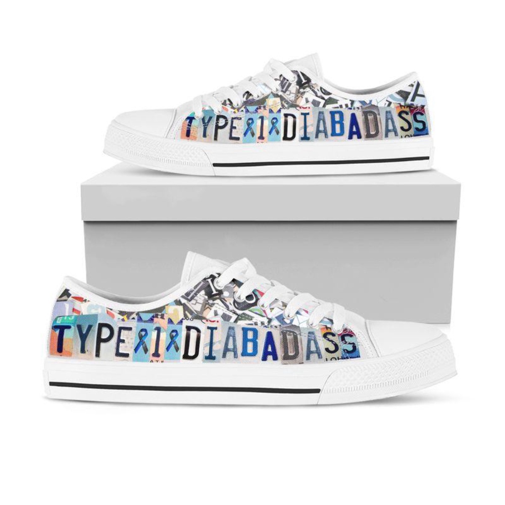 Type 1 diabadass low top shoes, Low Top Designer Shoes, Low Top Sneakers