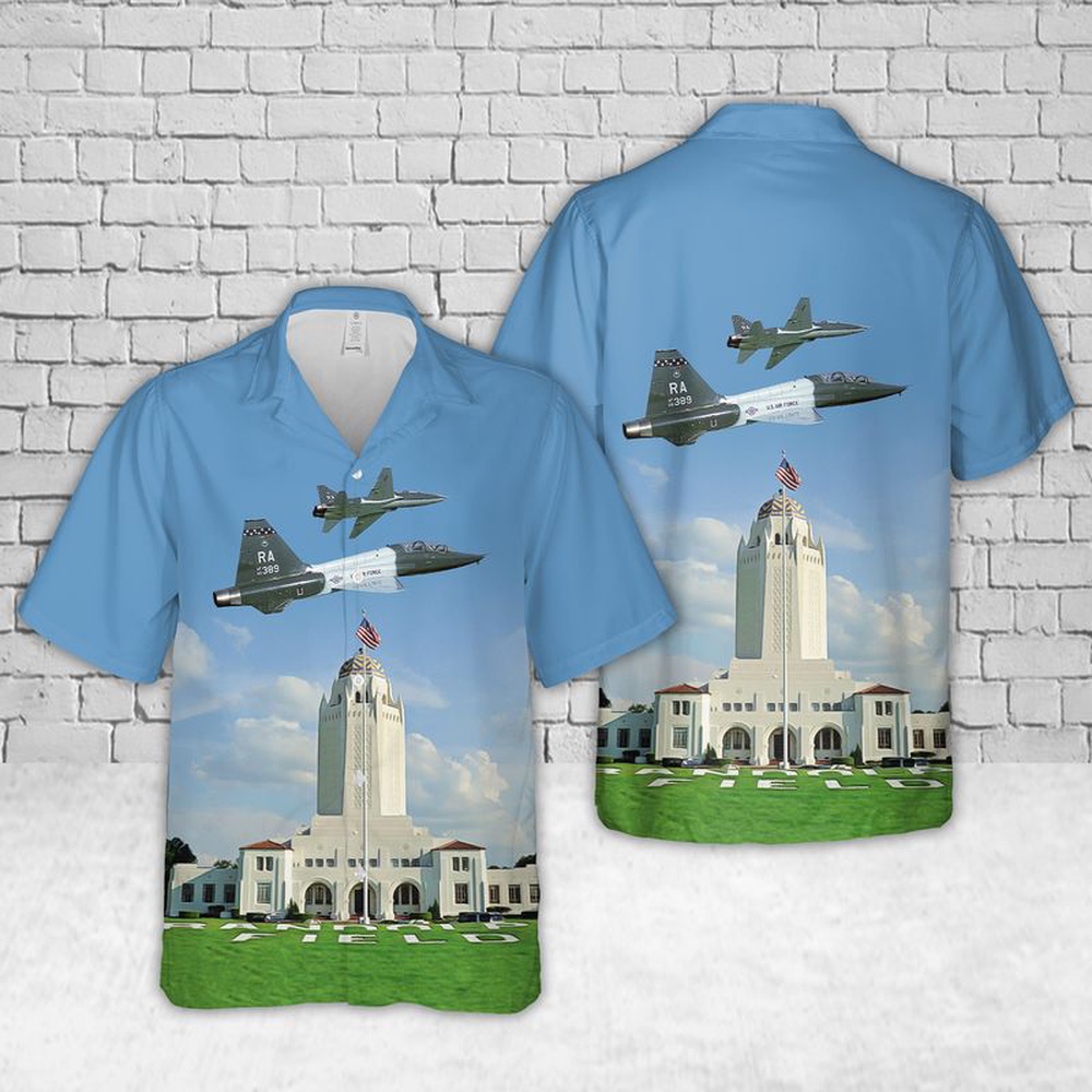 US Air Force T-38 Talon Aircraft From 560th Flying Training Squadron In Randolph AFB, Texas Hawaiian Shirt, Texas Hawaii Shirt US Air Force T-38 Talon Aircraft From 560th Flying Training Squadron In Randolph AFB, Texas Hawaiian Shirt, Texas Hawaii Shirt