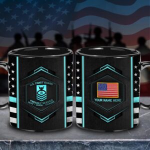 US Coast Guard Military Mug, Custom Veteran&hellip;
