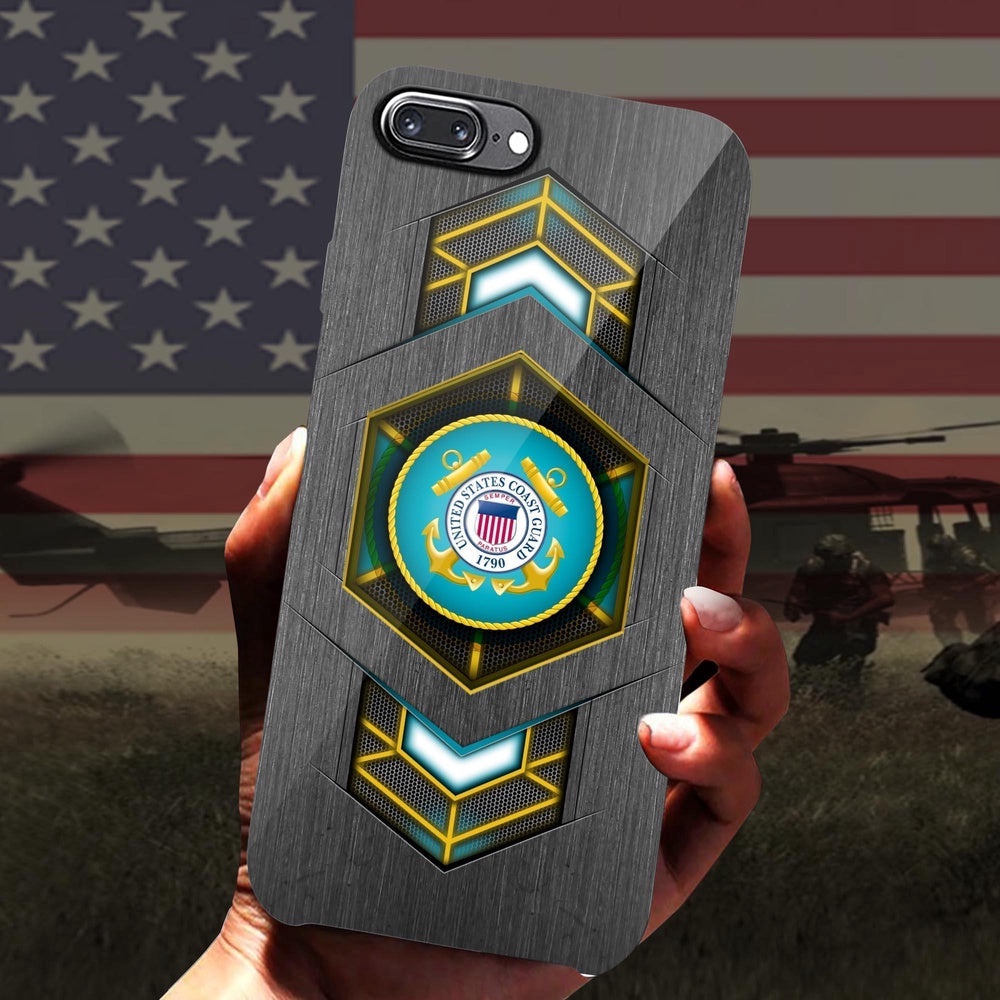 US Coast Guard Phone Case For Military,Gifts For Veteran Phone Case, Veteran Phone Case, Military Phone Cases