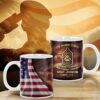 US Marine Corps Military Mug, Custom Veteran Mug, Veteran Coffee Mugs, Military Mug
