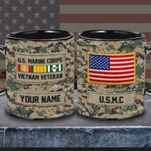 US Marine Corps Vietnam Veteran Mug, Military&hellip;
