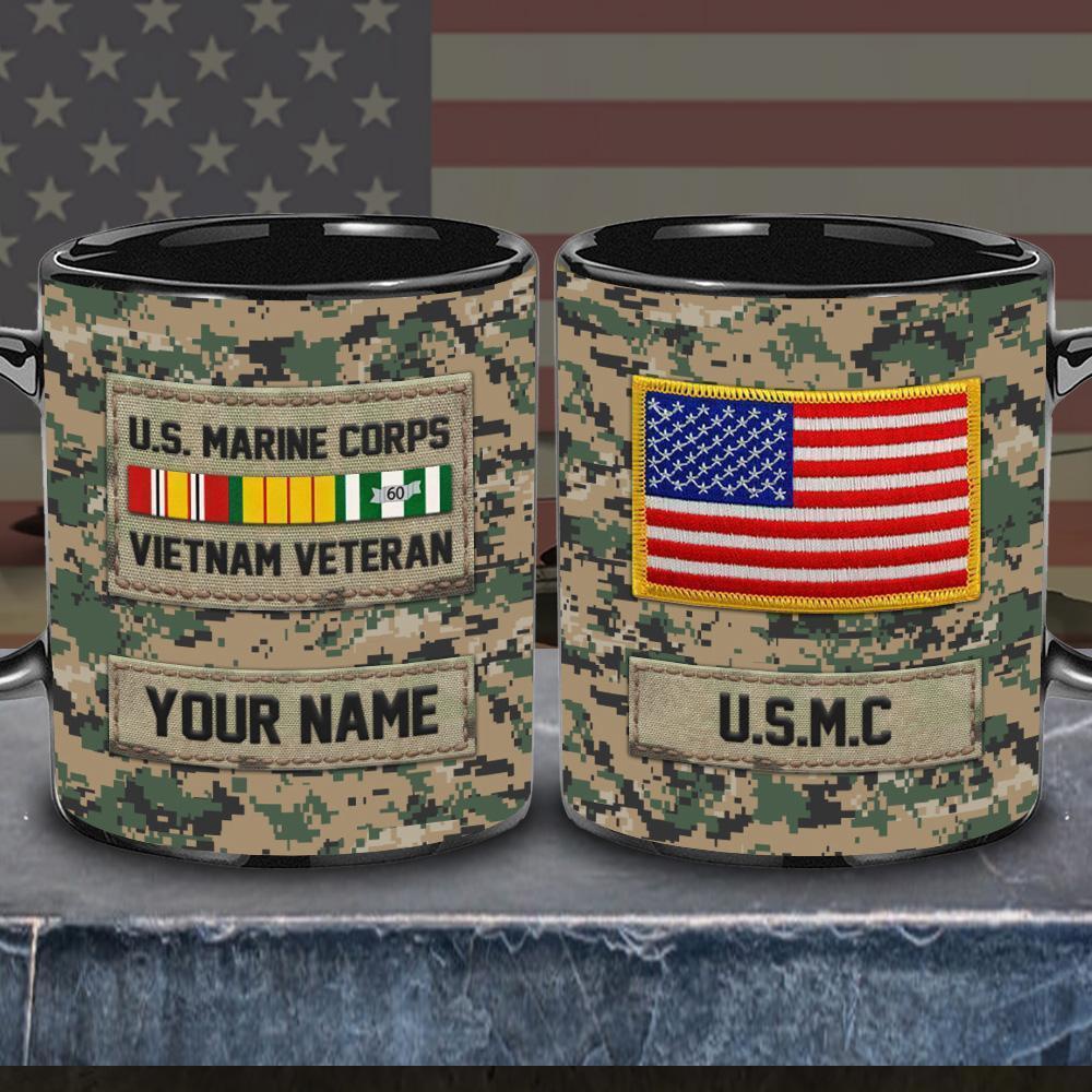 US Marine Corps Vietnam Veteran Mug, Military Veteran Ranks Custom Your Mug, Veteran Coffee Mugs, Military Mug US Marine Corps Vietnam Veteran Mug, Military Veteran Ranks Custom Your Mug, Veteran Coffee Mugs, Military Mug