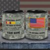 US Veteran Camo Mug Proudly Served Duty Honor Country Mug, Veteran Coffee Mugs, Military Mug