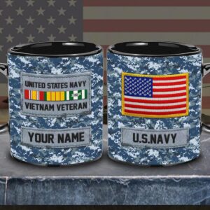 US Navy Vietnam Veteran Mug, Military Veteran&hellip;