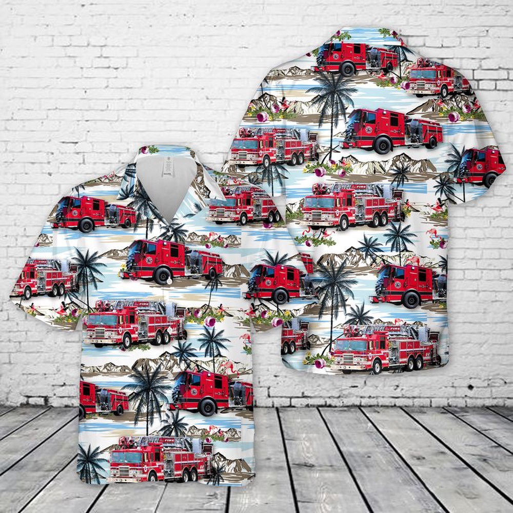 US Texas Killeen Fire Department Hawaiian Shirt, Texas Hawaii Shirt, Texas Shirt