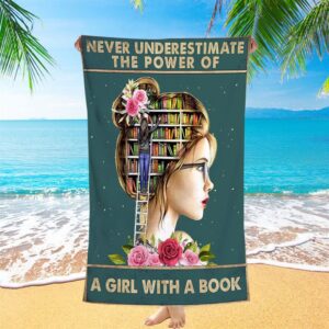 Underestimate A Girl With A Book Beach&hellip;