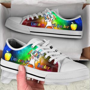 Unicorn Teacher Low Top Shoes, Low Top&hellip;