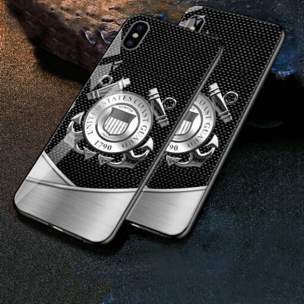 United States Coast Guard Normal Phone Case All Over Printed, Veteran Phone Case, Military Phone Cases