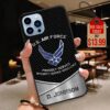 Us Air Force US Military Us Veteran Custom Phone Case All Over Printed, Military Phone Cases, Air Force Phone Case