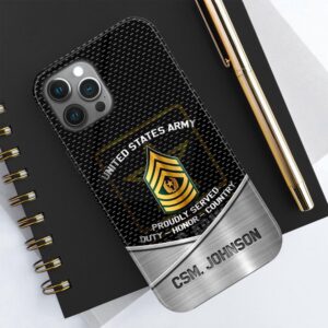 Us Army Phone Case Custom Your Name&hellip;