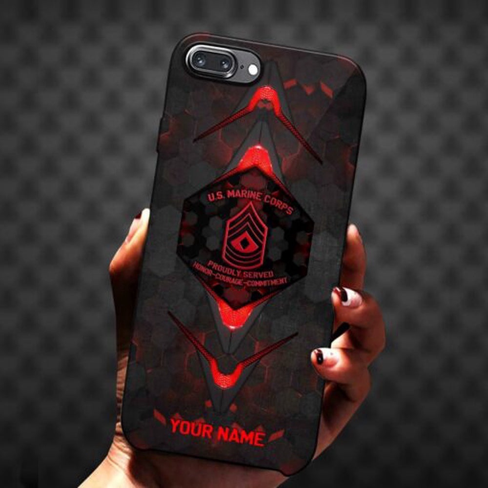 Us Marine Corps Sport Style Phone Case, Custom Name And Rank, Veteran Phone Case, Military Phone Cases Us Marine Corps Sport Style Phone Case, Custom Name And Rank, Veteran Phone Case, Military Phone Cases