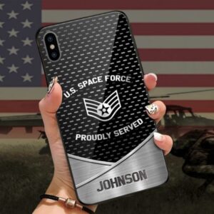 Us Space Force Proudly Served Phone Case,&hellip;