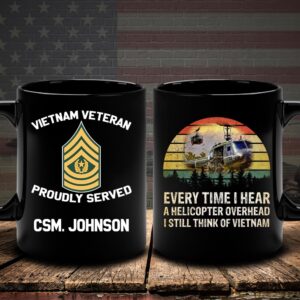 Vietnam Veteran Mug Everything I Hear A&hellip;