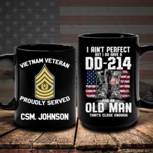 Vietnam Veteran Mug I Ain T Perfect&hellip;