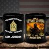 Vietnam Veteran Mug I Am Grumpy Veteran, Veteran Coffee Mugs, Military Mug