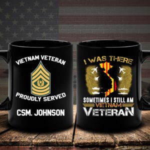 Vietnam Veteran Mug I Was There Sometimes&hellip;