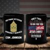 Vietnam Veteran Mug Nobody Wanted To Be There, Veteran Coffee Mugs, Military Mug