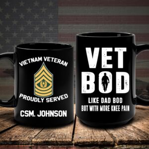 Vietnam Veteran Mug Vet Bod Like Dad&hellip;