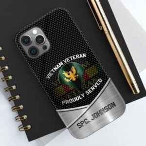 Vietnam Veteran Phone Case Custom Your Name&hellip;