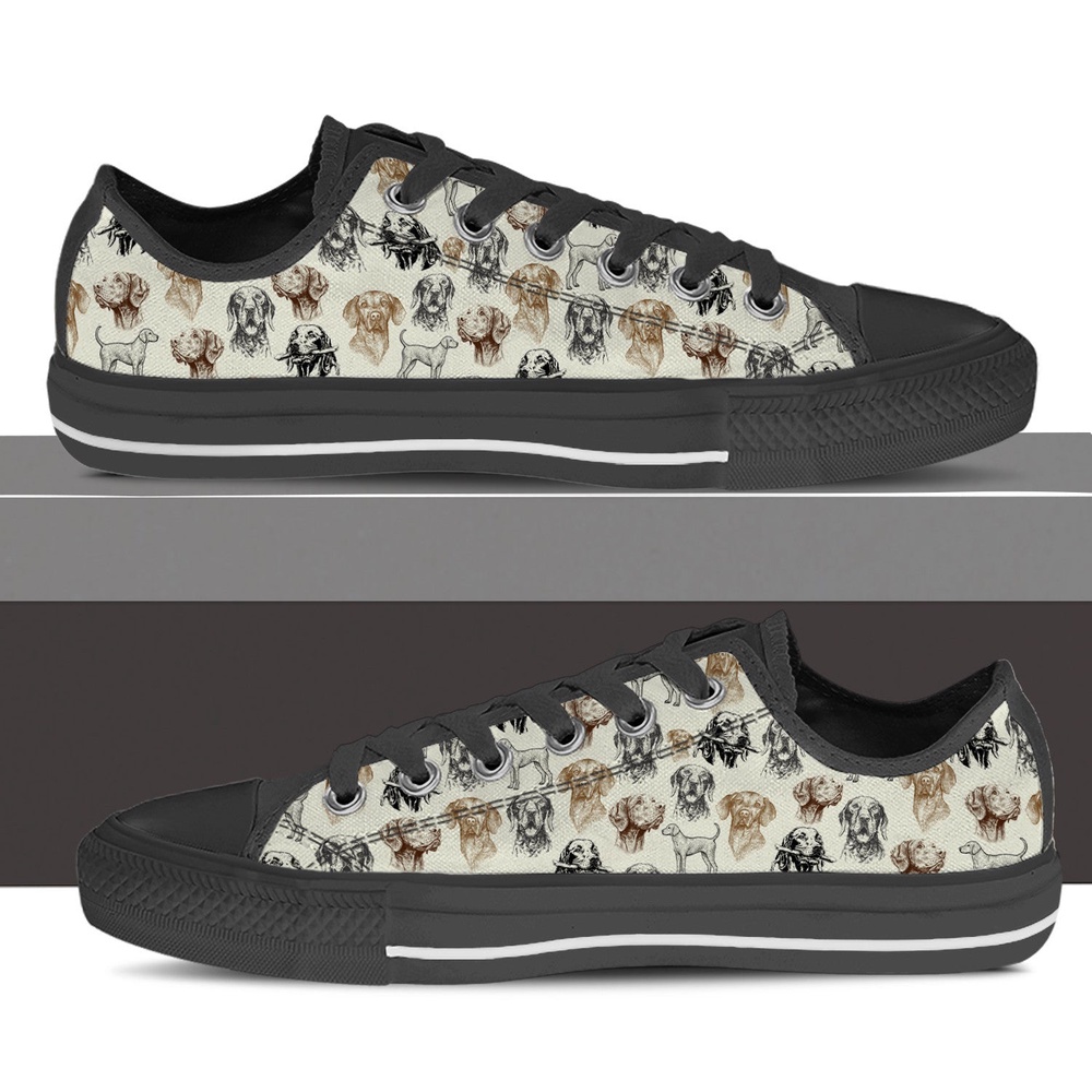 Vizsla Low Top Shoes, Lowtop Casual Shoes Gift For Adults, Designer Low Top Shoes, Low Top Sneakers