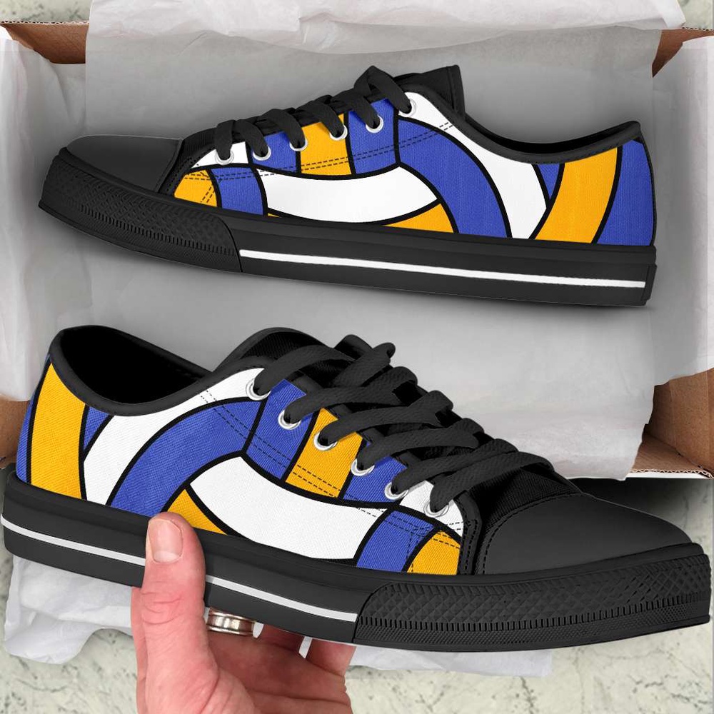 Volleyball Ball Texture Pattern Shortcut Low Top Shoes Malalan, Low Top Designer Shoes, Low Top Sneakers