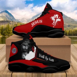 Walk By Faith Customized Jesus Basketball Shoes&hellip;